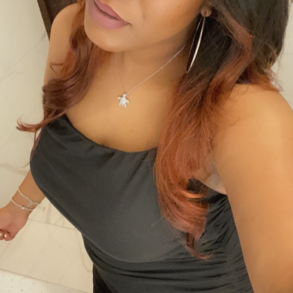 Black ruched mini dress!!!! - Picture 3 of 3